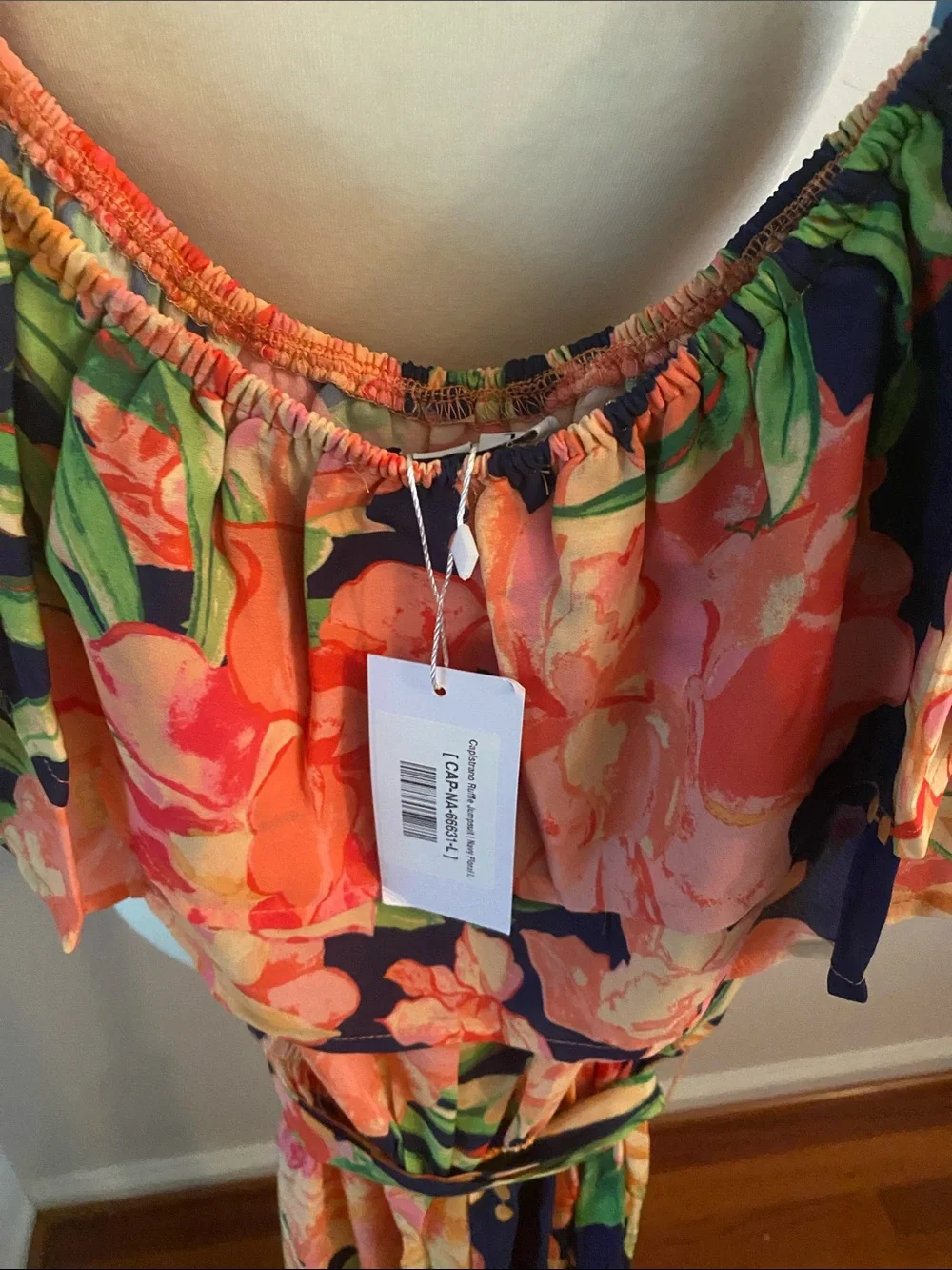 Baltic Born NWT size large tropical jumpsuit wide legs - Picture 4 of 6